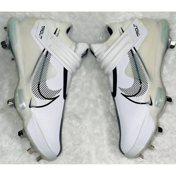 Men Nike Force Zoom Mike Trout 7 Baseball Cleats White Black CI3134-102 Sz 7 main image 7